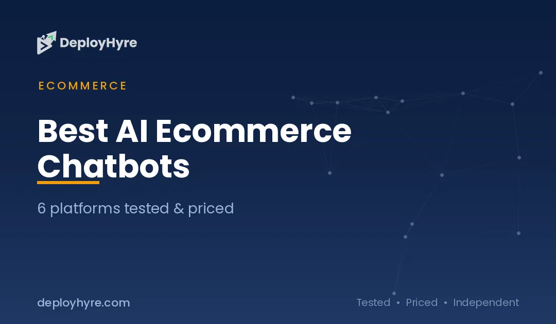 Best AI Ecommerce Chatbots: 9 Sales Assistants