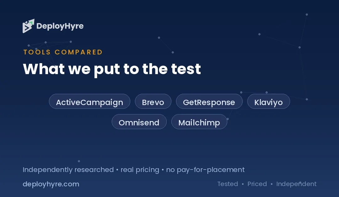 Tools Compared — Best AI Email Marketing Software tools compared best ai email marketing software