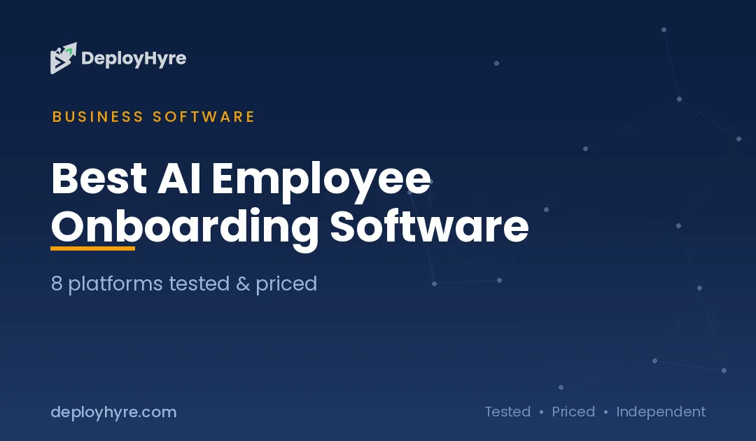 Best AI Employee Onboarding Software: 9 Tools Tested for Faster Ramp