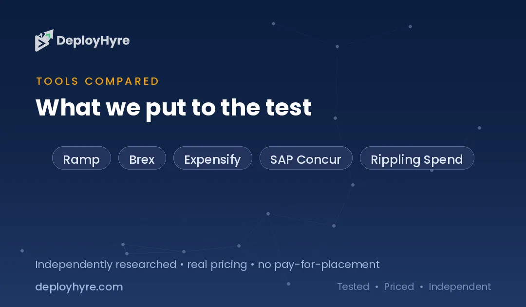 Tools Compared — Best AI Expense Management Software tools compared best ai expense management software