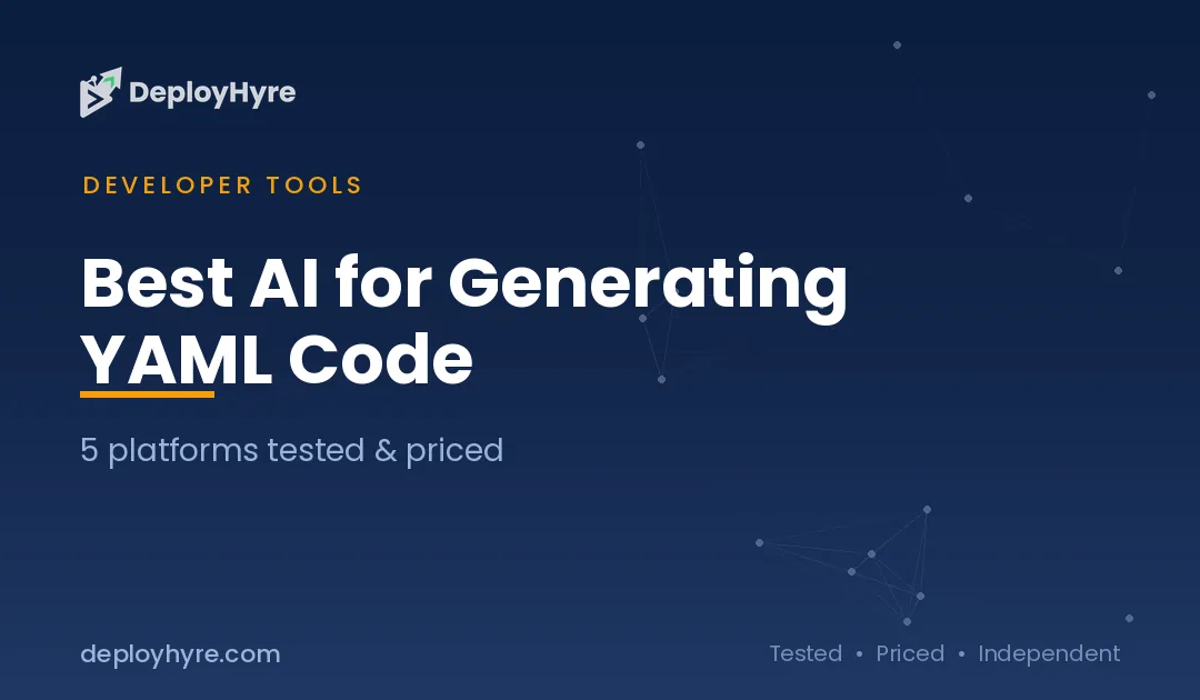 Best AI for Generating YAML Code: 7 Tools Tested for Configs and Pipelines