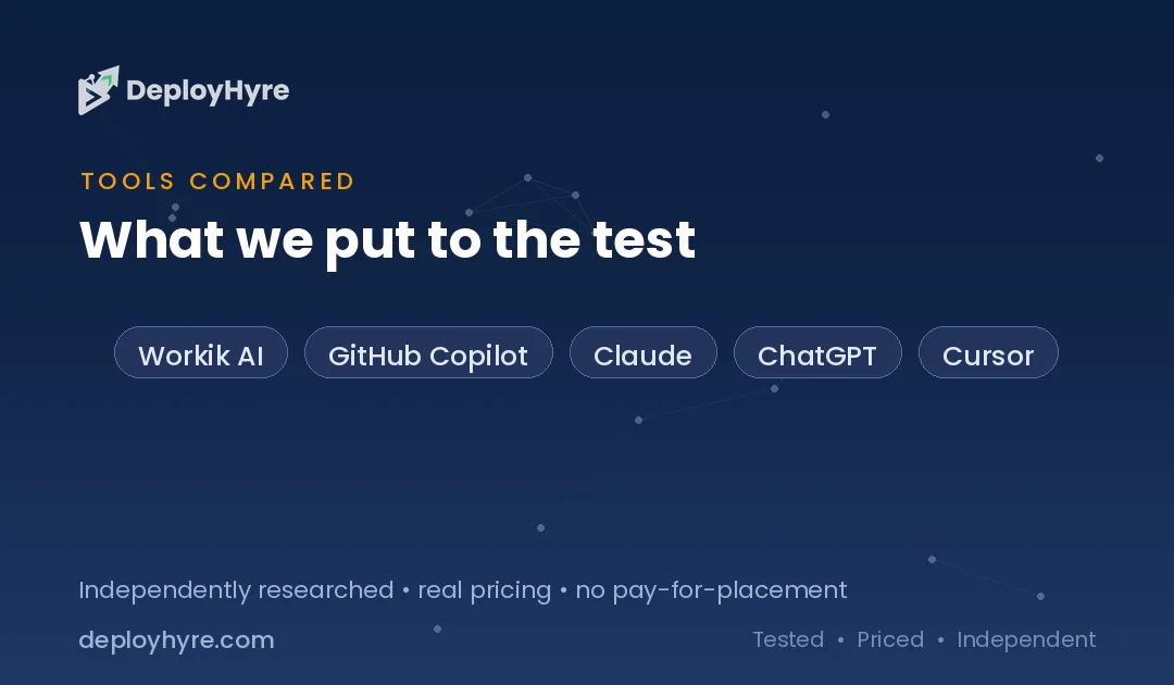 tools compared best ai for generating yaml code