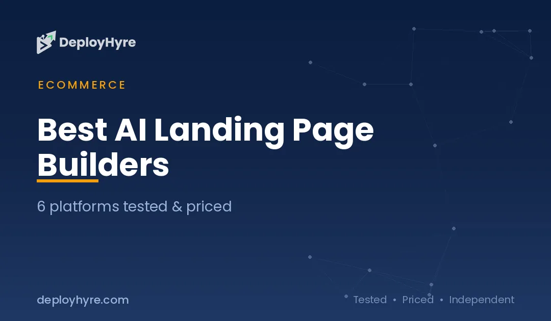 Best AI Landing Page Builders: 9 Tools Tested