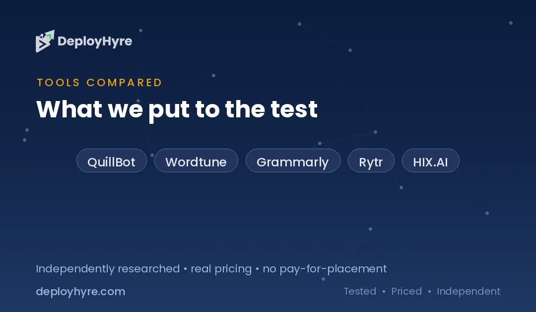 Tools Compared — Best AI Paraphrasing Tools tools compared best ai paraphrasing tools