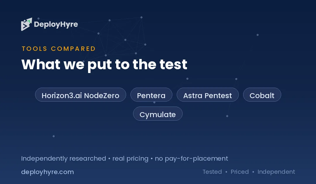tools compared best ai penetration testing tools