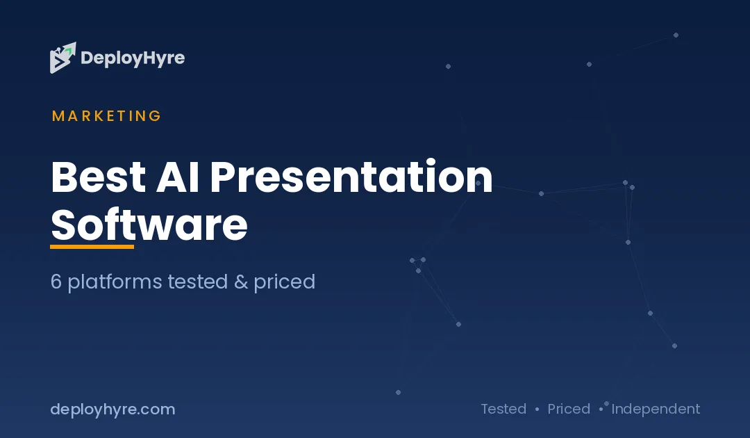 Best AI Presentation Software: 9 Tools Tested to Build Slides in Minutes