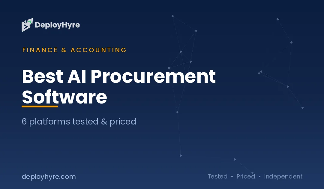 Best AI Procurement Software: 9 Platforms Tested to Control Spend