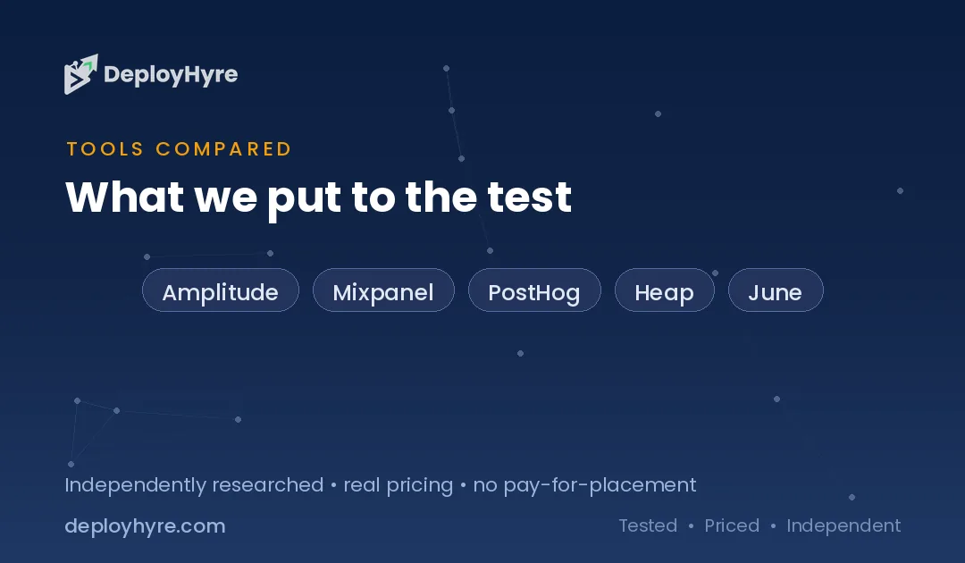 tools compared ai product analytics tools