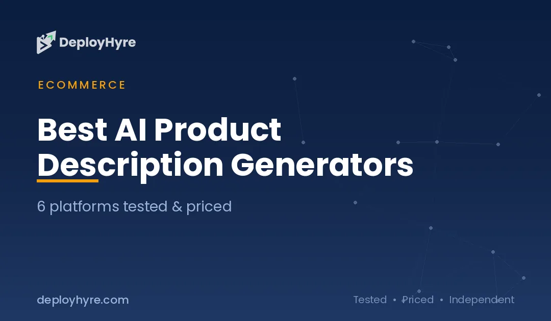 Best AI Product Description Generators: 9 Tools