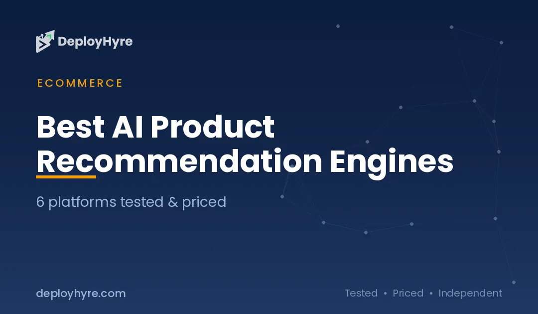 Best AI Product Recommendation Engines: 9 Tools
