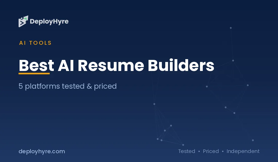 Best AI Resume Builders: 9 Tools Tested for ATS-Ready Resumes