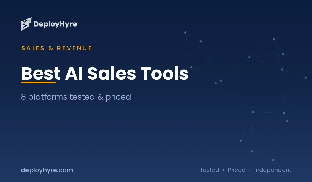 Best AI Sales Tools: Platforms Ranked by Category