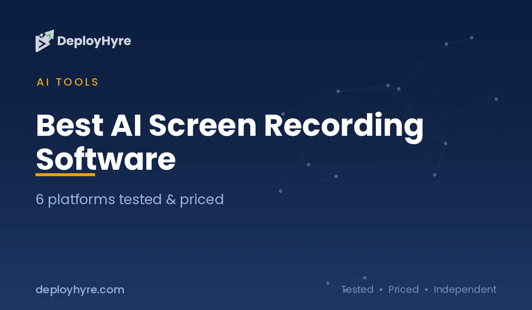 Best AI Screen Recording Software: 9 Tools Tested for Faster Video and Docs