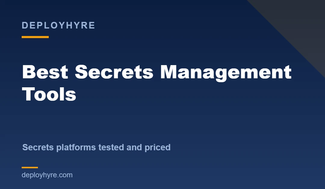 secrets management tools