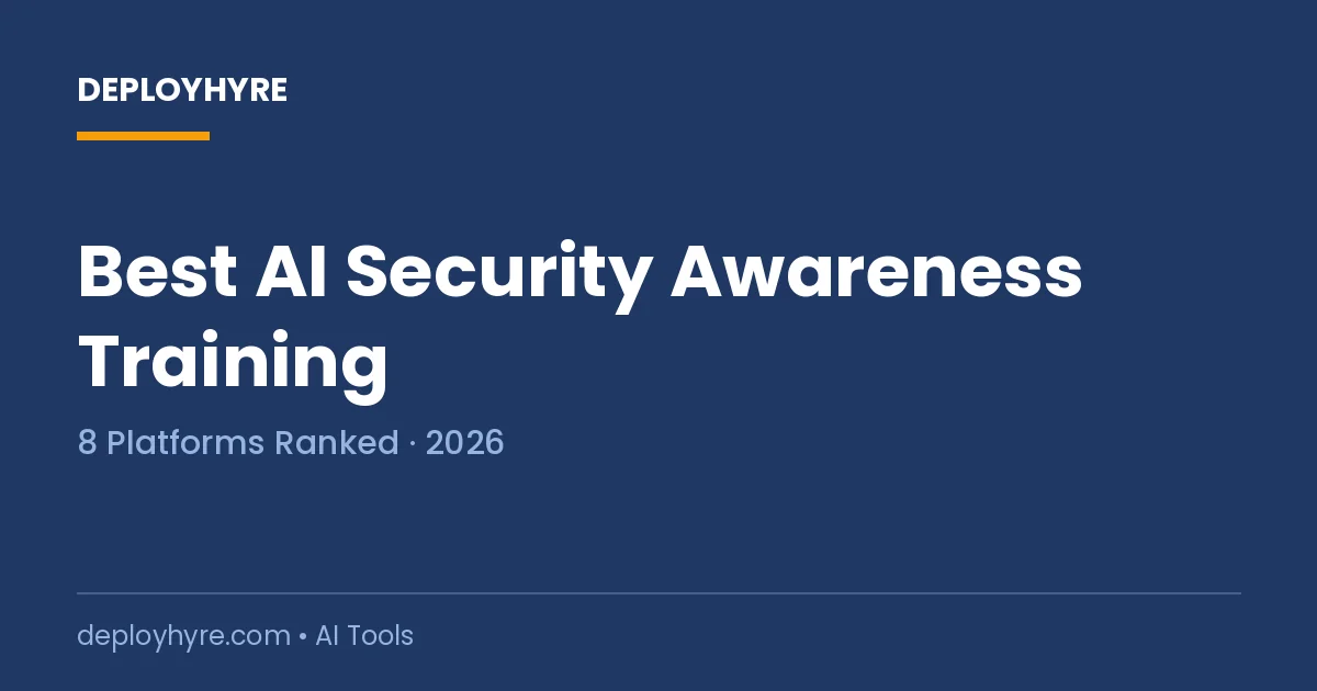 best ai security awareness training