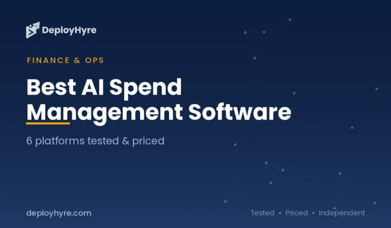 Best AI Spend Management Software: 6 Platforms Tested and Priced