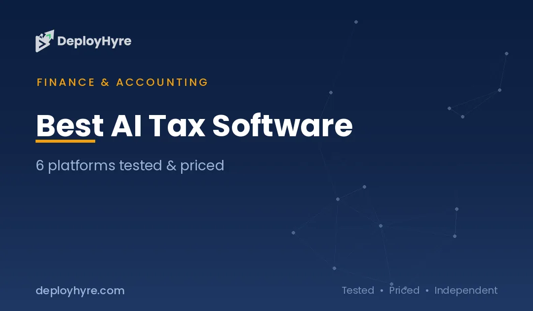 Best AI Tax Software: 9 Tools Tested for Faster, Smarter Filing