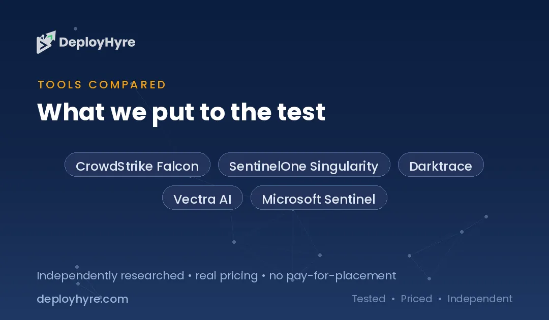 tools compared best ai threat detection tools
