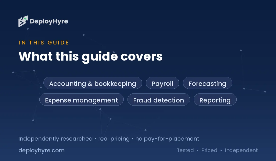 tools compared ai tools for finance