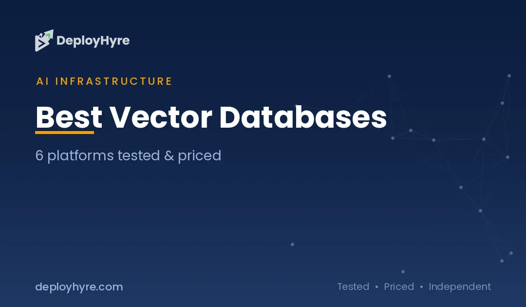 Best Vector Databases: 6 Platforms Tested and Priced