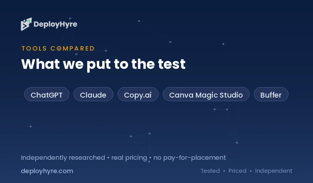 tools compared best free ai tools for marketing