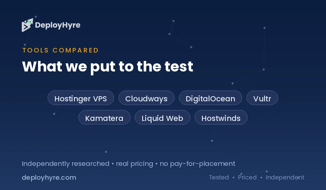 tools compared vps hosting