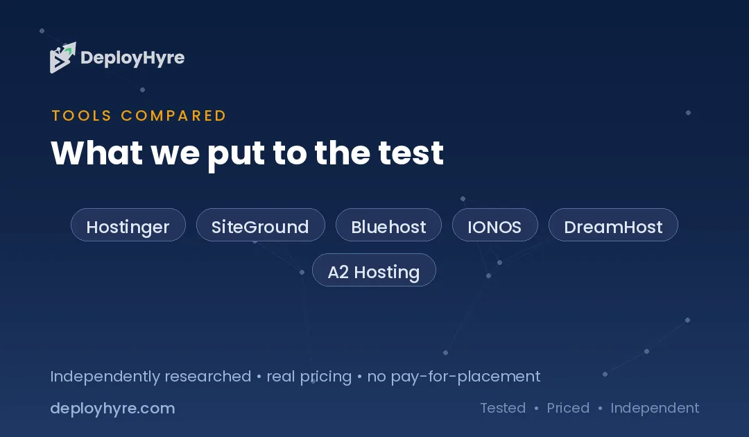 Tools Compared — Best Web Hosting for Small Business tools compared best web hosting small business