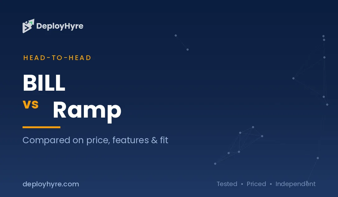 BILL vs Ramp: Which Spend Platform Wins?