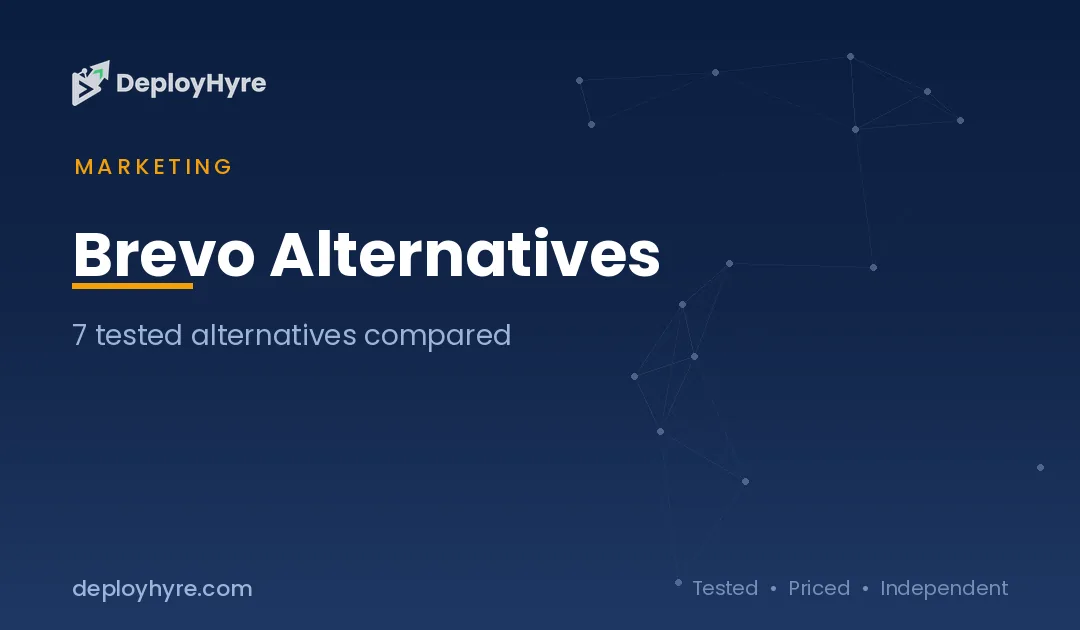 7 Best Brevo Alternatives: Tested Email Platforms Compared