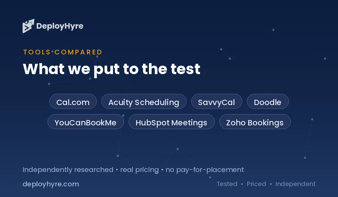 tools compared calendly alternatives