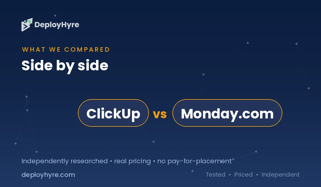 tools compared clickup vs monday