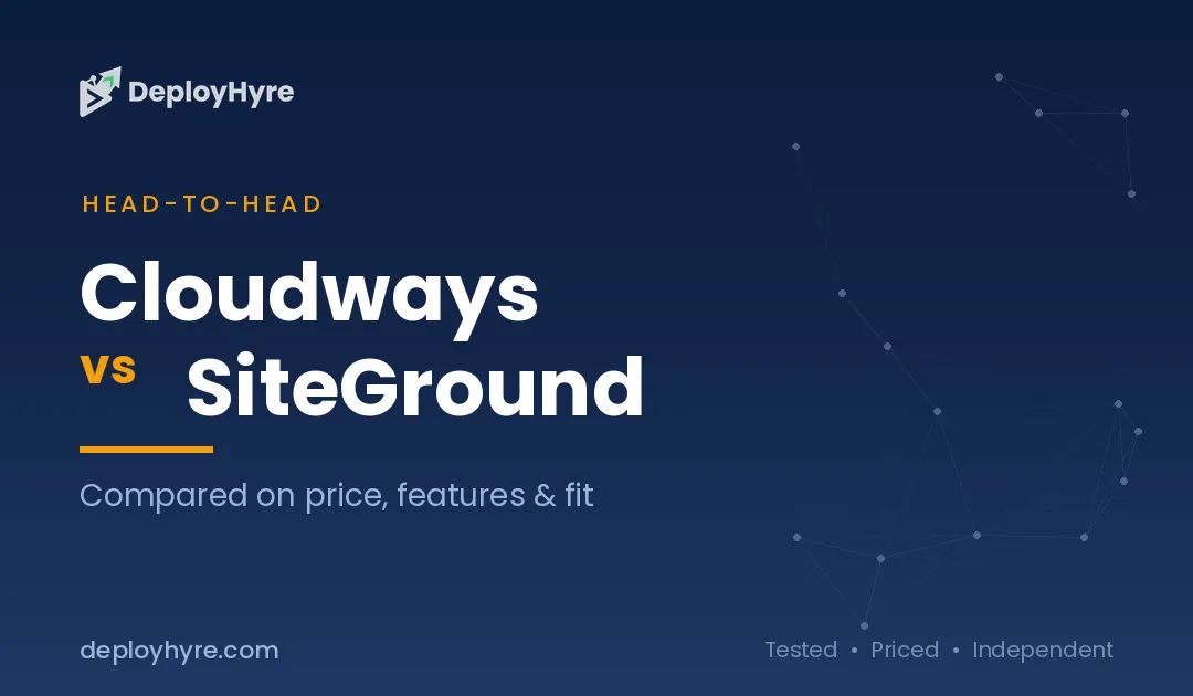 Cloudways vs SiteGround: Which Host Wins?