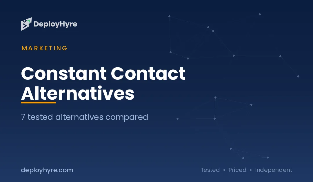 7 Best Constant Contact Alternatives: Tested Email Tools That Cost Less