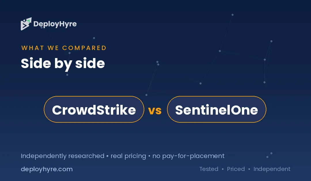 tools compared crowdstrike vs sentinelone