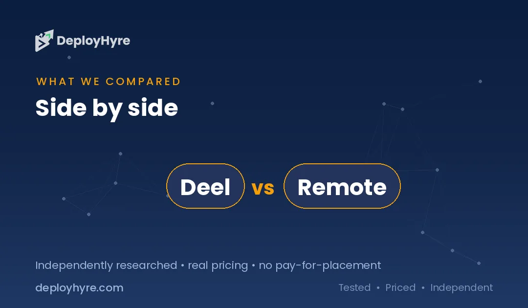 tools compared deel vs remote
