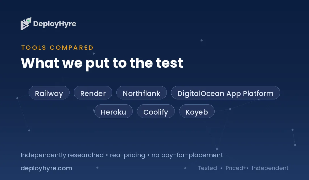 Tools Compared — Fly.io Alternatives tools compared fly.io alternatives