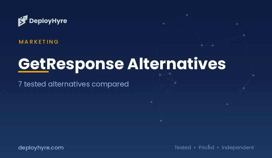 7 Best GetResponse Alternatives: Tested Email Platforms Compared