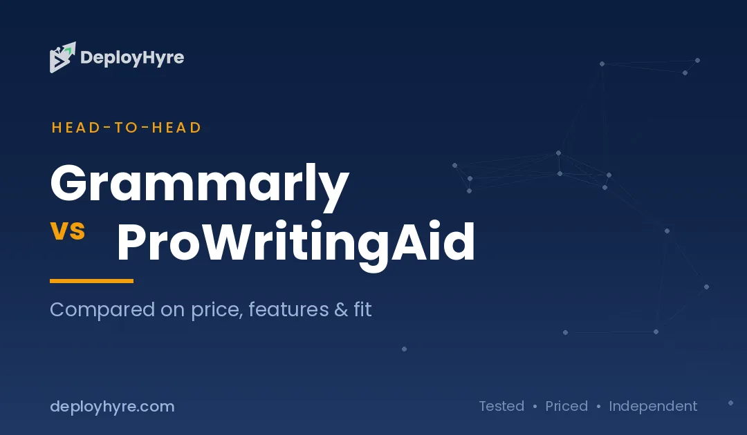 Grammarly vs ProWritingAid: Which Writing Tool Wins?