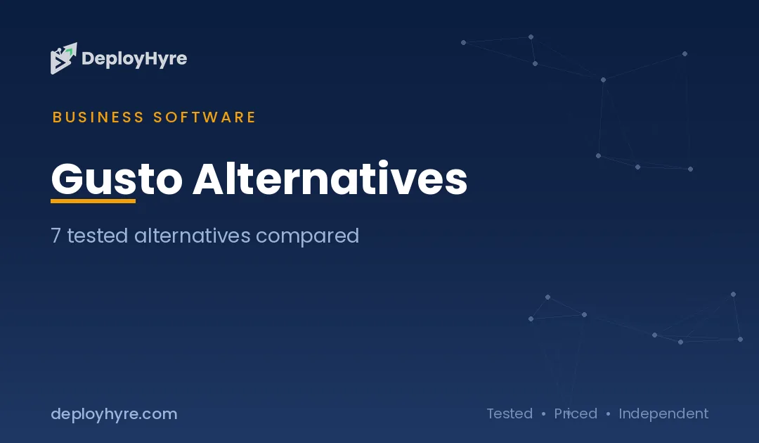Gusto Alternatives: 7 Better Payroll Tools