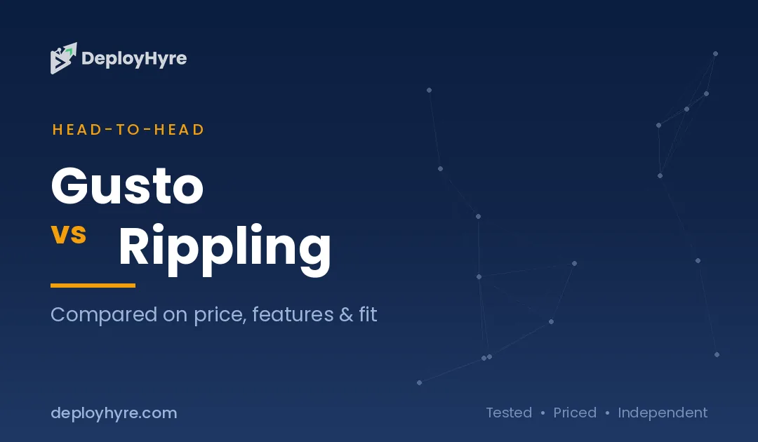 Gusto vs Rippling: Which HR Platform Wins?