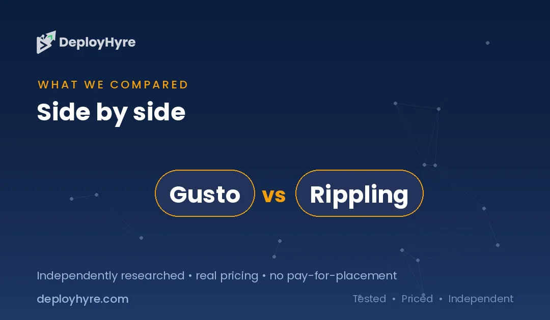 tools compared gusto vs rippling