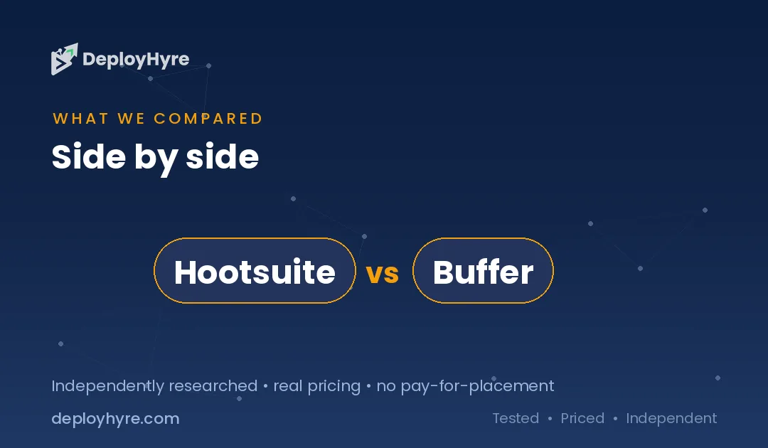 Tools Compared — Hootsuite vs Buffer tools compared hootsuite vs buffer