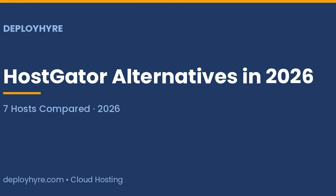 hostgator alternatives