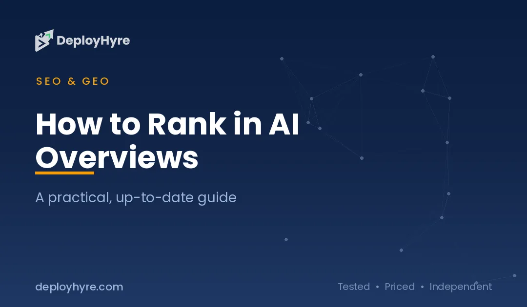 How to Rank in AI Overviews: The Complete Playbook for Getting Cited
