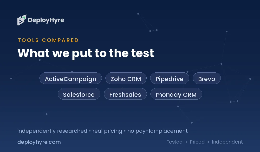 tools compared hubspot alternatives