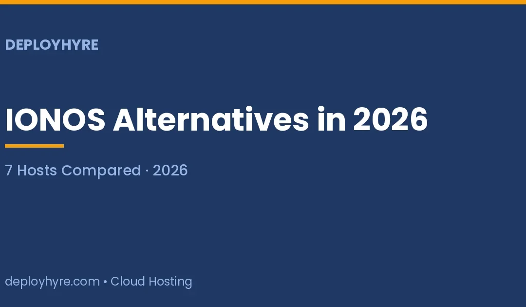 ionos alternatives