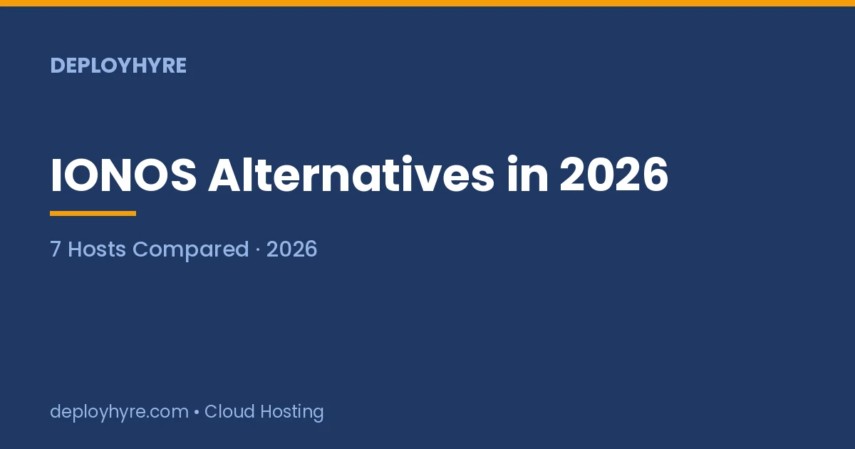 ionos alternatives