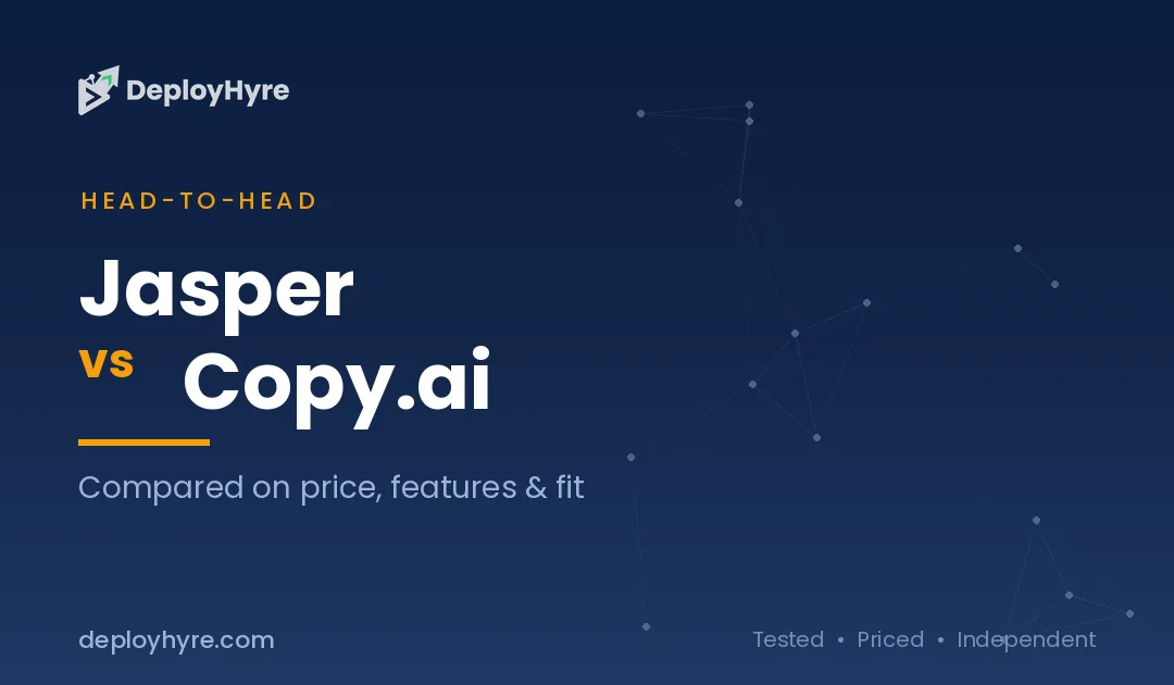 Jasper vs Copy.ai: Which AI Writer Wins?