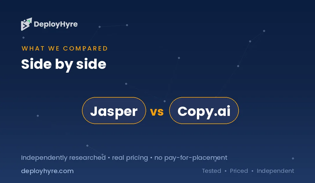 tools compared jasper vs copy.ai