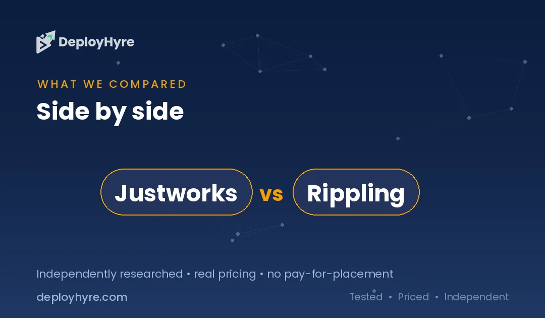tools compared justworks vs rippling